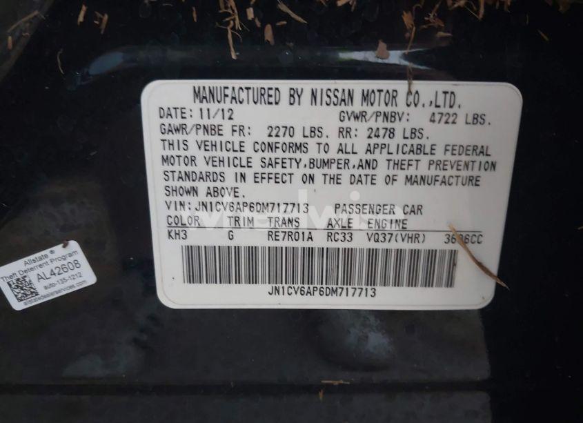 Photo 9 of 2013 Infiniti G37 JOURNEY (VIN JN1CV6AP6DM717713)