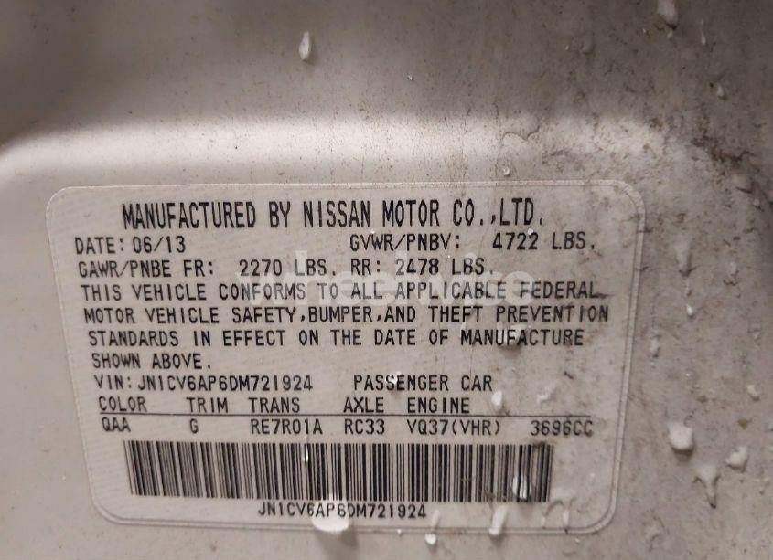 Photo 9 of 2013 Infiniti G37 JOURNEY (VIN JN1CV6AP6DM721924)