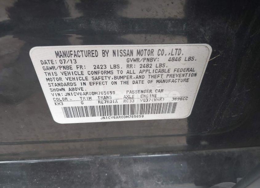 Photo 9 of 2013 Infiniti G37x (VIN JN1CV6AR0DM765659)