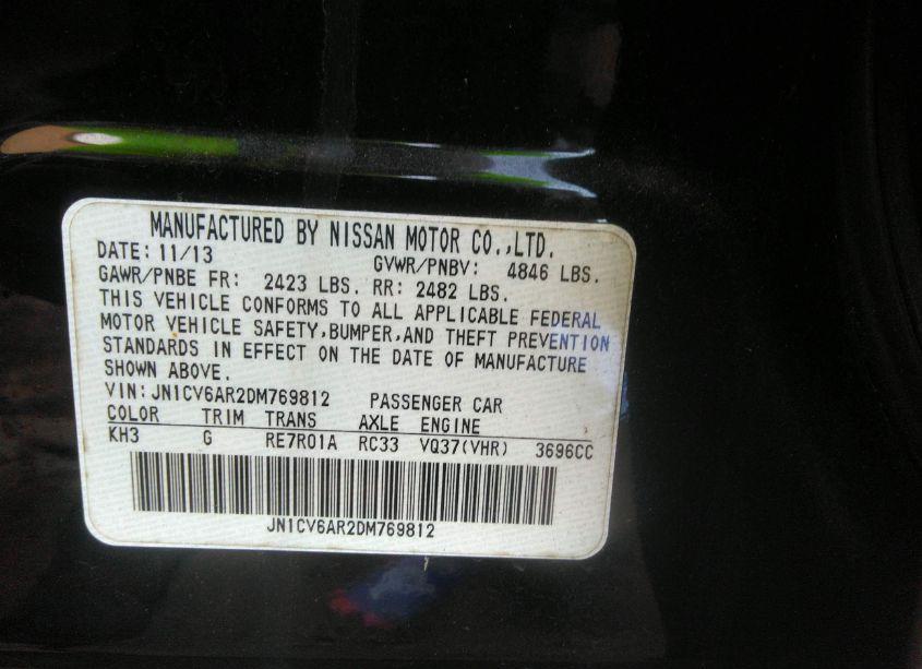 Photo 9 of 2013 Infiniti G37x (VIN JN1CV6AR2DM769812)