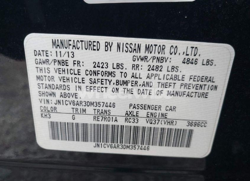 Photo 9 of 2013 Infiniti G37x (VIN JN1CV6AR3DM357446)