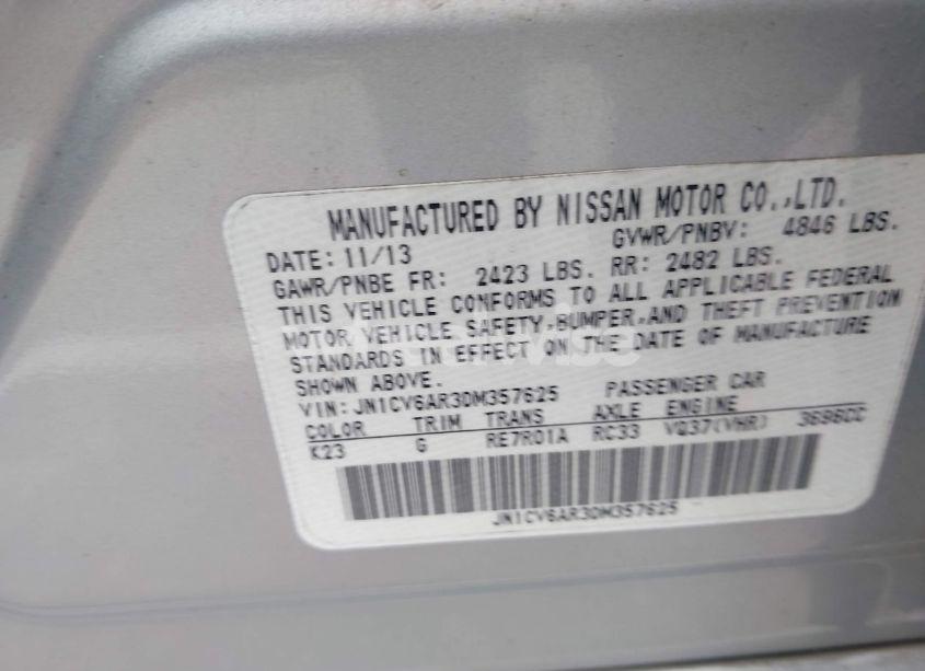 Photo 9 of 2013 Infiniti G37x (VIN JN1CV6AR3DM357625)