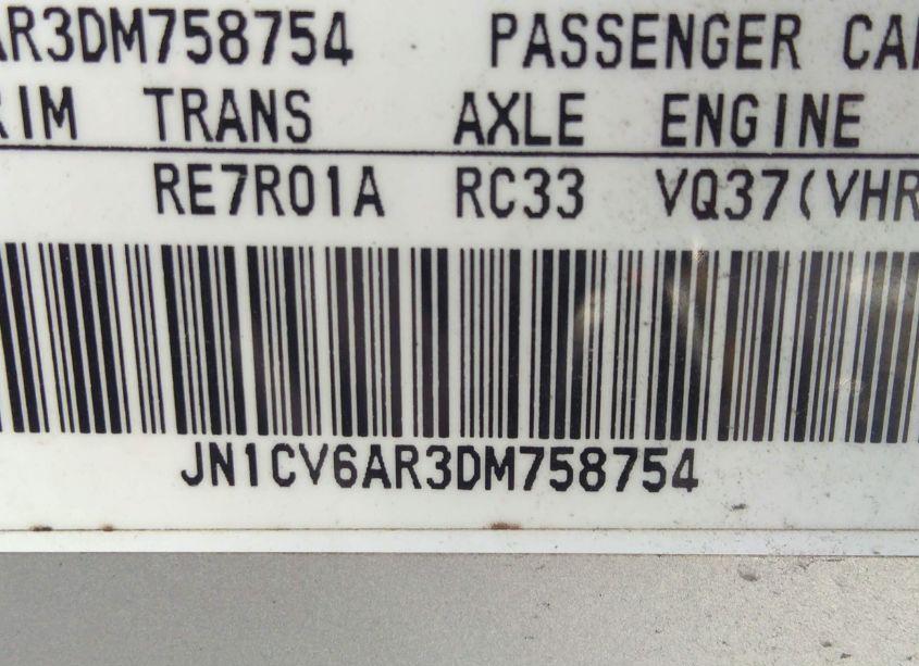 Photo 9 of 2013 Infiniti G37x (VIN JN1CV6AR3DM758754)