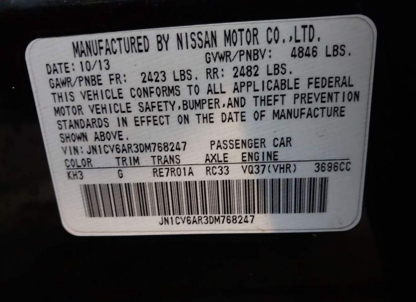 Photo 9 of 2013 Infiniti G37x (VIN JN1CV6AR3DM768247)