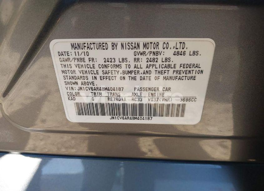 Photo 9 of 2011 Infiniti G37x (VIN JN1CV6AR4BM404187)