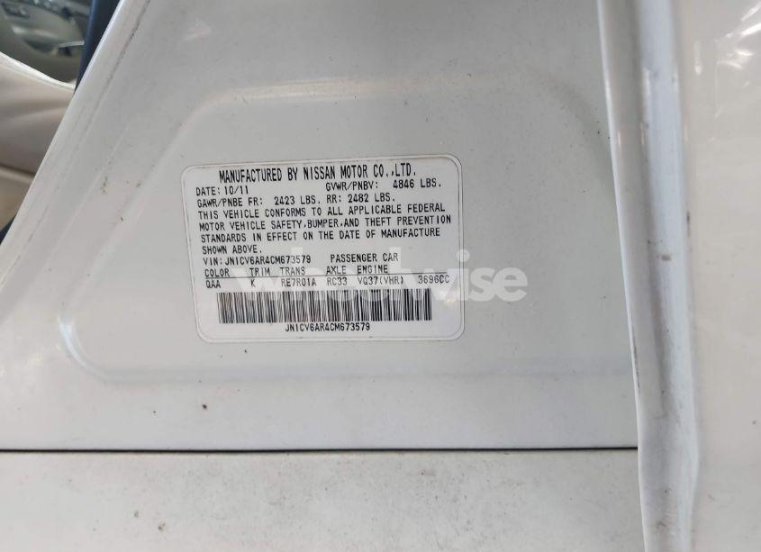 Photo 9 of 2012 Infiniti G37 X (VIN JN1CV6AR4CM673579)