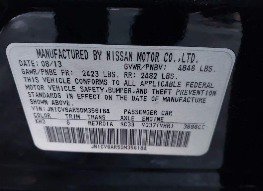 Photo 9 of 2013 Infiniti G37x (VIN JN1CV6AR5DM356184)