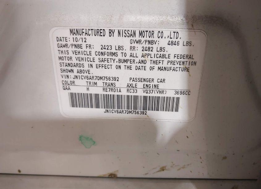 Photo 9 of 2013 Infiniti G37x (VIN JN1CV6AR7DM756392)