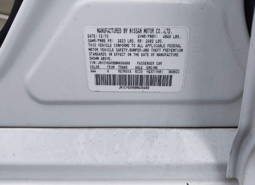 Photo 9 of 2011 Infiniti G37x (VIN JN1CV6AR8BM406489)