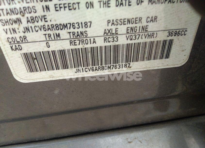 Photo 9 of 2013 Infiniti G37x (VIN JN1CV6AR8DM763187)