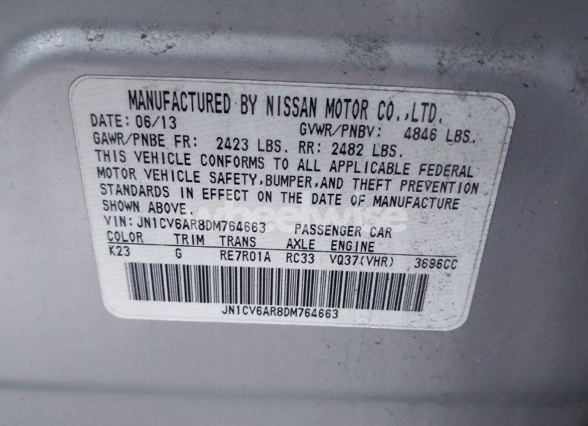 Photo 9 of 2013 Infiniti G37x (VIN JN1CV6AR8DM764663)