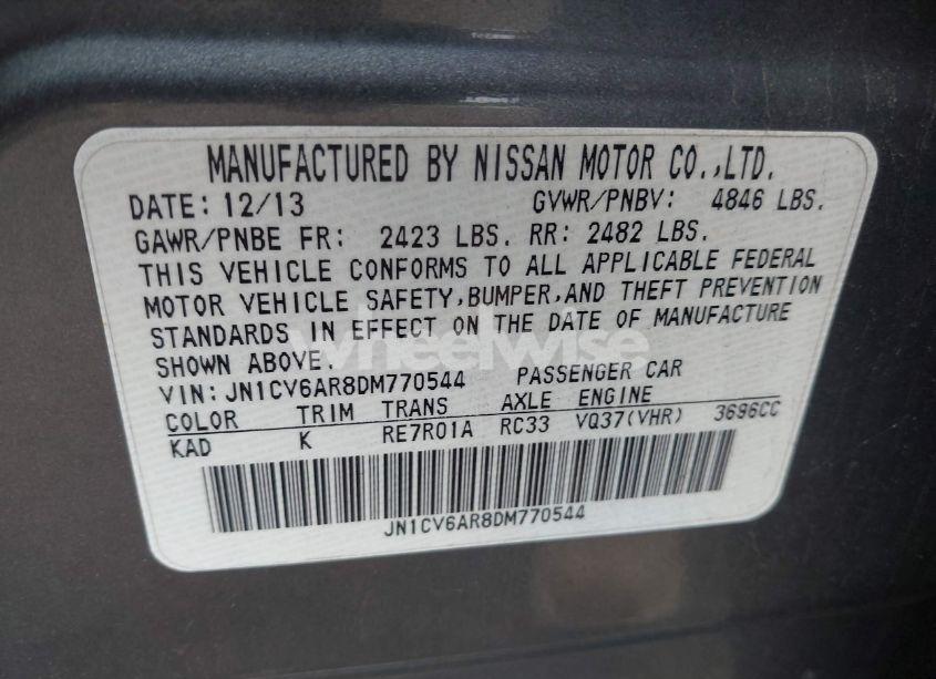 Photo 9 of 2013 Infiniti G37x (VIN JN1CV6AR8DM770544)