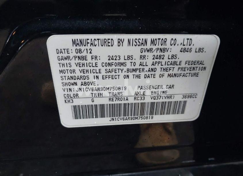 Photo 9 of 2013 Infiniti G37x (VIN JN1CV6AR9DM750819)