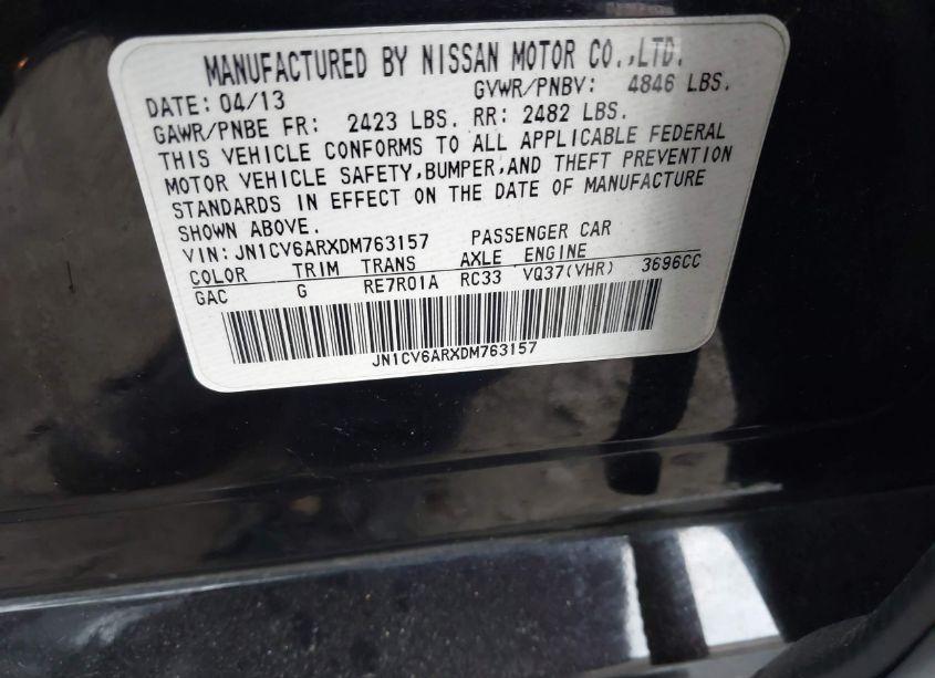 Photo 9 of 2013 Infiniti G37x (VIN JN1CV6ARXDM763157)