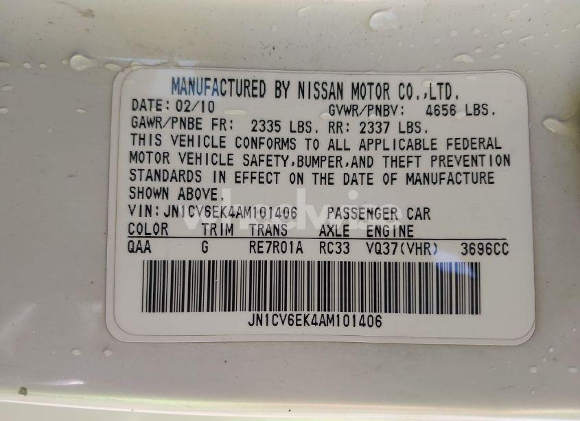 Photo 9 of 2010 Infiniti G37 N/A (VIN JN1CV6EK4AM101406)