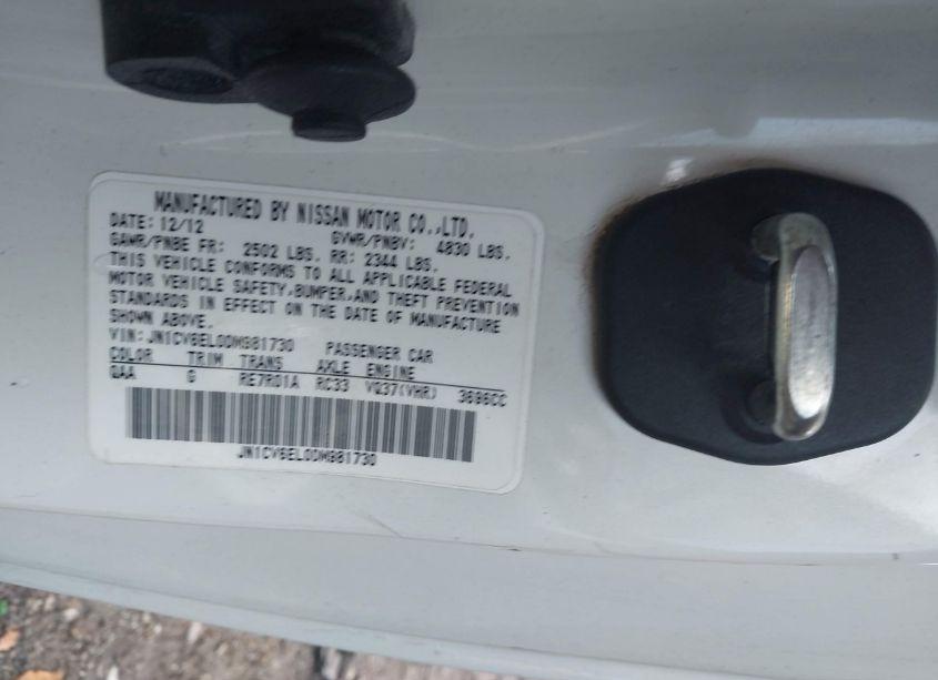 Photo 9 of 2013 Infiniti G37x (VIN JN1CV6EL0DM981730)