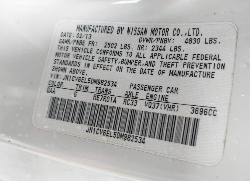 Photo 9 of 2013 Infiniti G37x (VIN JN1CV6EL5DM982534)