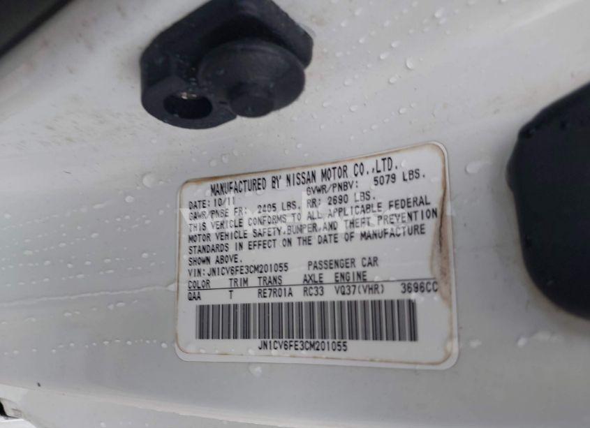 Photo 9 of 2012 Infiniti G37 (VIN JN1CV6FE3CM201055)