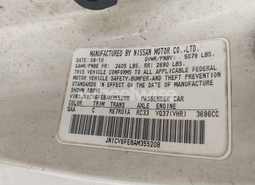 Photo 9 of 2010 Infiniti G37 N/A (VIN JN1CV6FE8AM355208)