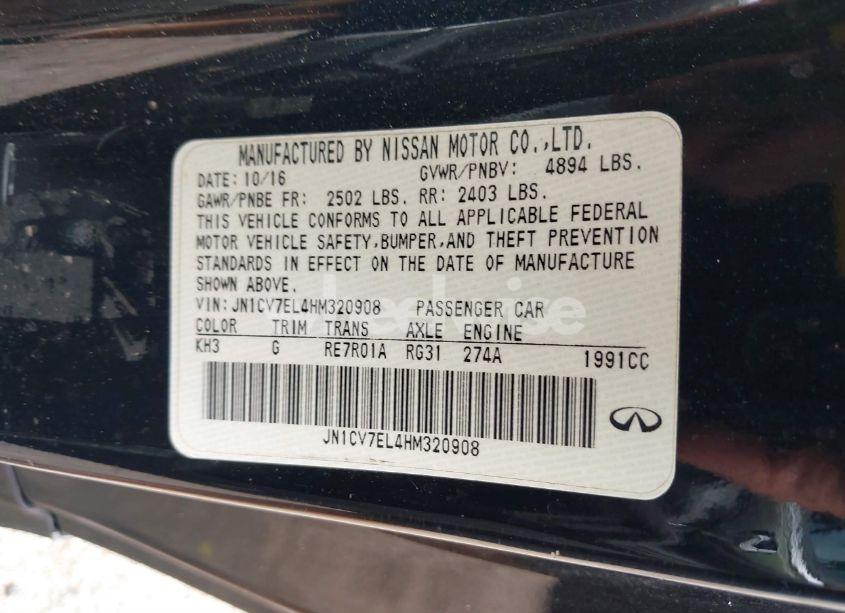 Photo 9 of 2017 Infiniti Q60 2.0T (VIN JN1CV7EL4HM320908)