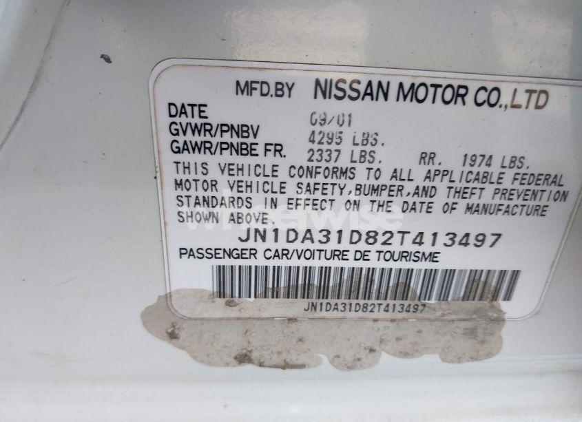 Photo 9 of 2002 Nissan Maxima GXE (VIN JN1DA31D82T413497)