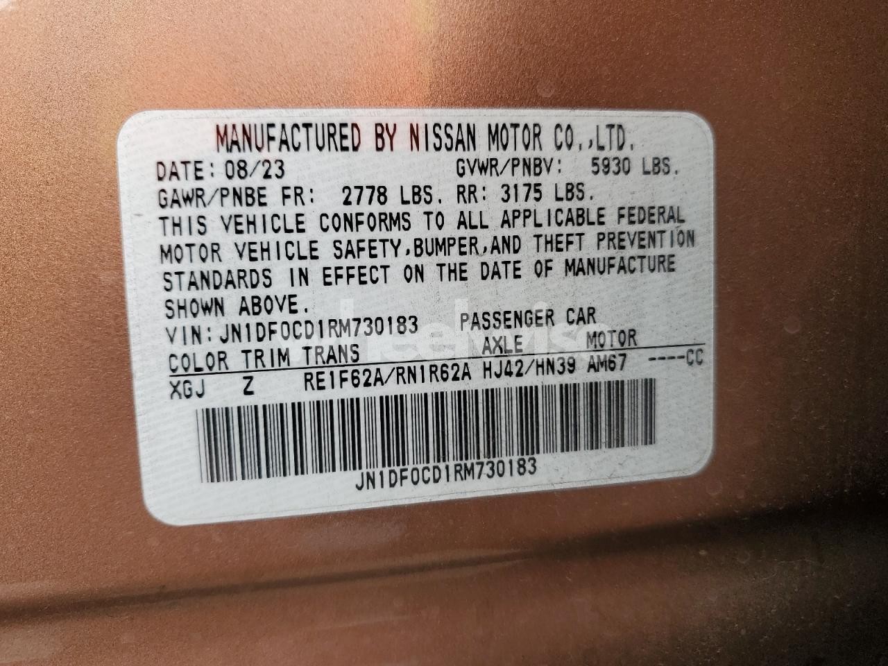 Photo 13 of 2024 NISSAN ARIYA PLATINUM + (VIN JN1DF0CD1RM730183)