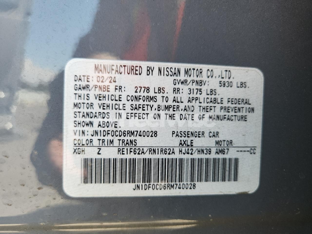 Photo 14 of 2024 NISSAN ARIYA PLATINUM + (VIN JN1DF0CD6RM740028)