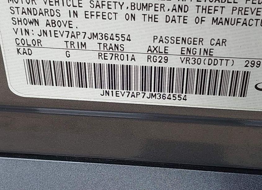 Photo 9 of 2018 Infiniti Q50 3.0T LUXE (VIN JN1EV7AP7JM364554)