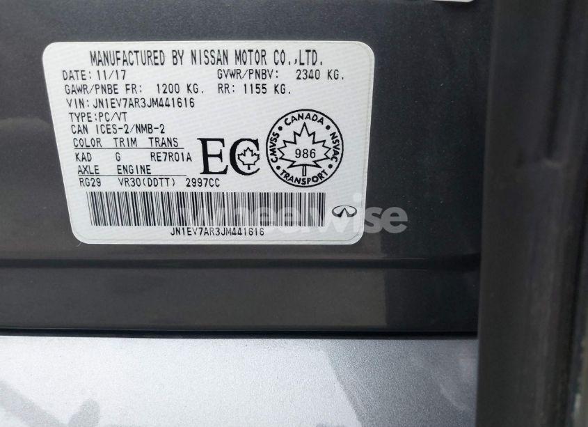 Photo 9 of 2018 Infiniti Q50 (VIN JN1EV7AR3JM441616)