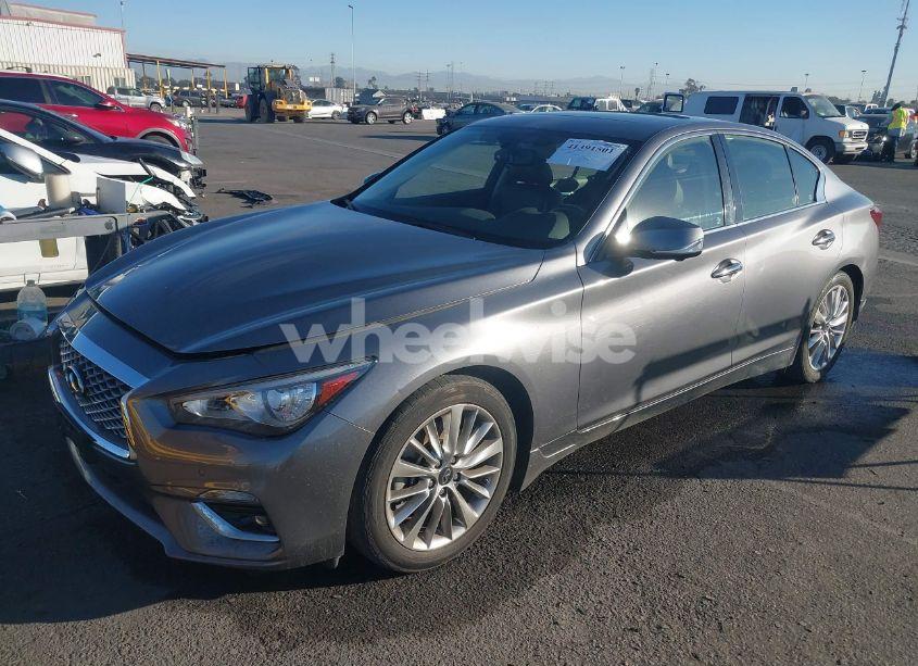 Photo 2 of 2021 Infiniti Q50 LUXE (VIN JN1EV7BP8MM706757)