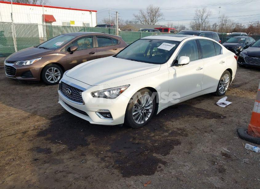 Photo 2 of 2021 Infiniti Q50 LUXE AWD (VIN JN1EV7BR1MM750164)