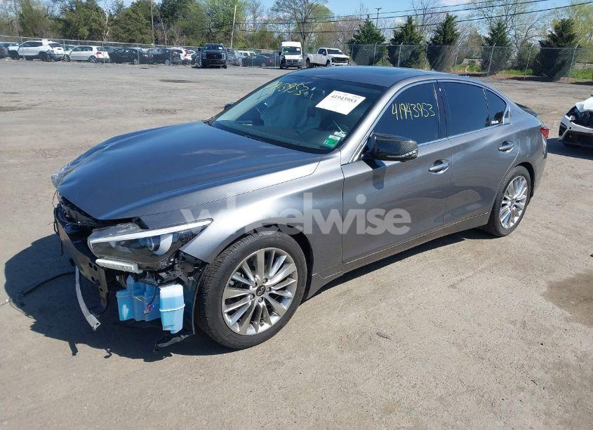 Photo 2 of 2021 Infiniti Q50 LUXE AWD (VIN JN1EV7BR7MM750265)