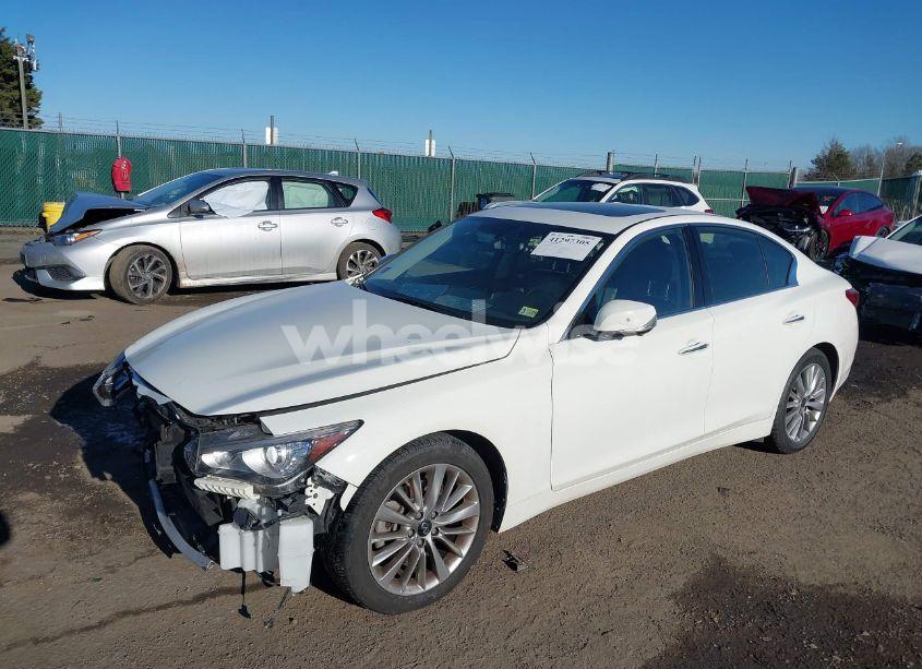 Photo 2 of 2021 Infiniti Q50 LUXE AWD (VIN JN1EV7BR9MM756150)
