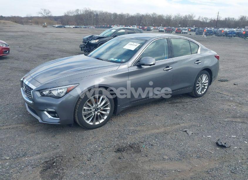 Photo 2 of 2021 Infiniti Q50 LUXE AWD (VIN JN1EV7BRXMM751698)