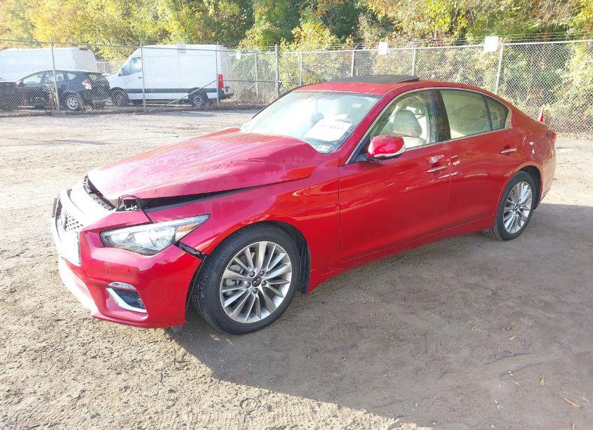 Photo 2 of 2021 Infiniti Q50 LUXE AWD (VIN JN1EV7BRXMM752754)