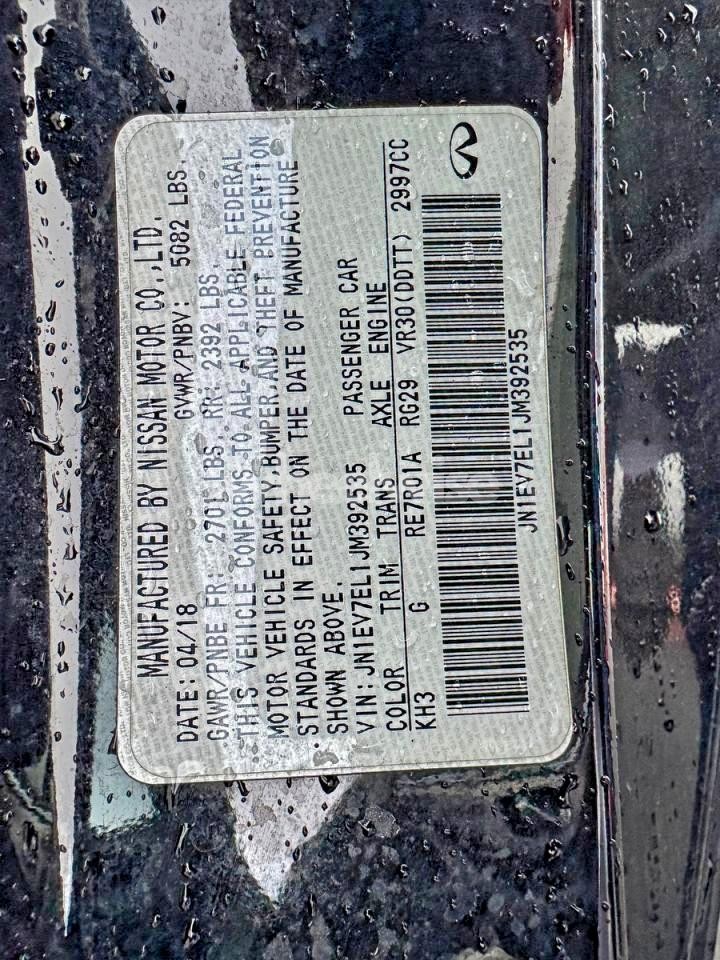 Photo 10 of 2018 INFINITI Q60 LUXE 300 (VIN JN1EV7EL1JM392535)