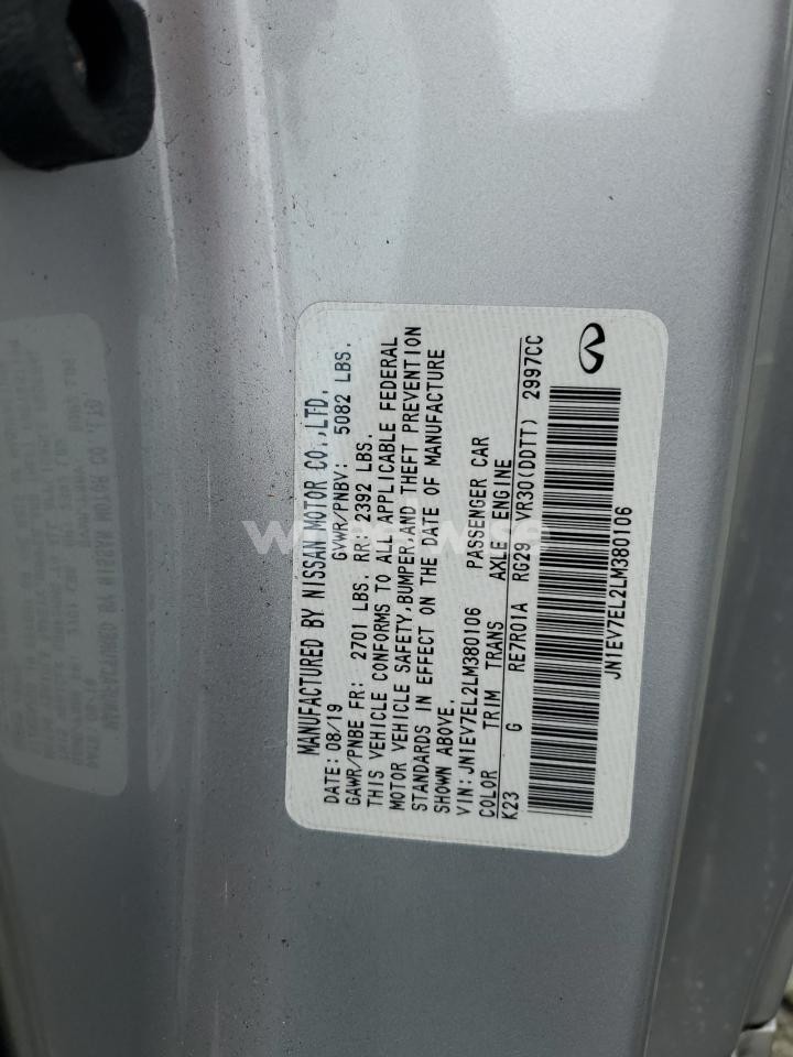 Photo 12 of 2020 INFINITI Q60 PURE (VIN JN1EV7EL2LM380106)