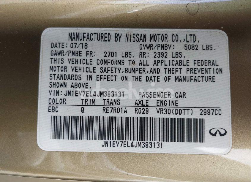 Photo 9 of 2018 Infiniti Q60 3.0T LUXE (VIN JN1EV7EL4JM393131)