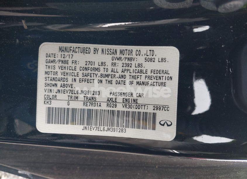 Photo 9 of 2018 Infiniti Q60 3.0T LUXE (VIN JN1EV7EL6JM391283)