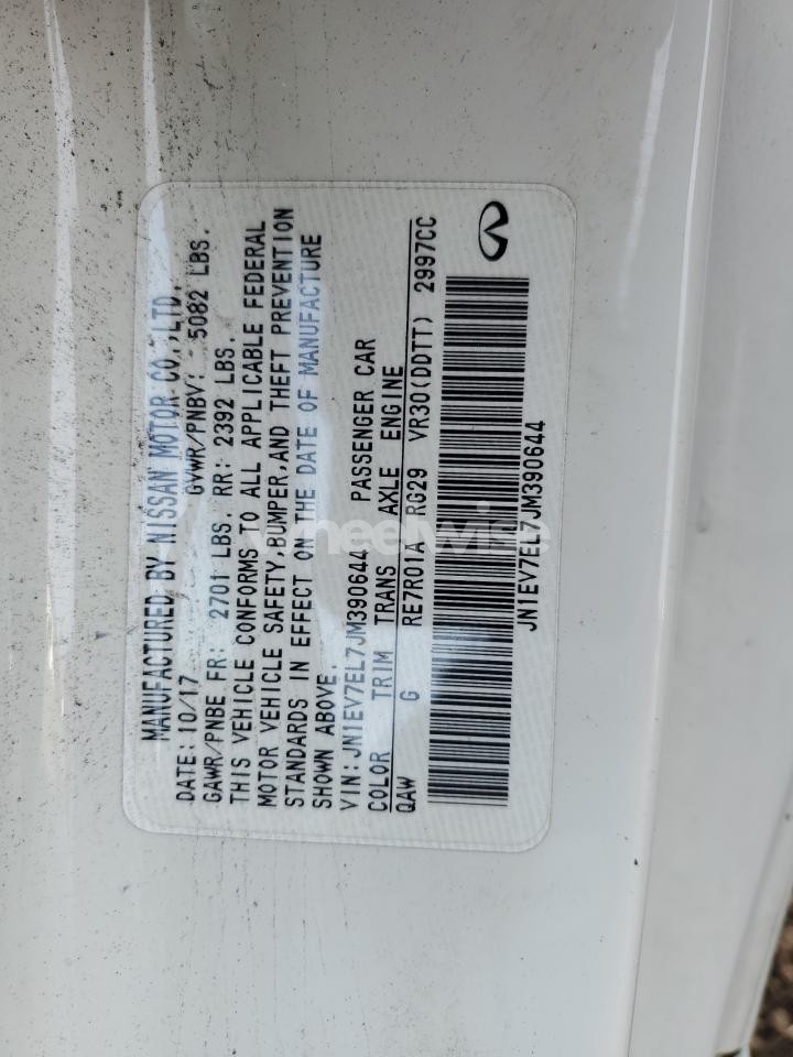 Photo 12 of 2018 INFINITI Q60 LUXE 300 (VIN JN1EV7EL7JM390644)