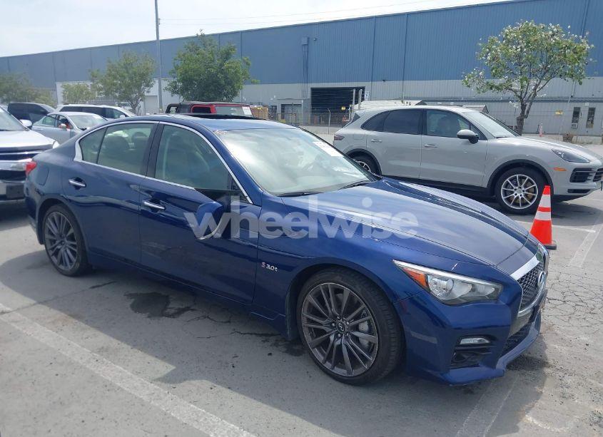 2016 Infiniti Q50 3.0T RED SPORT 400 (VIN JN1FV7AP6GM421565) main photo