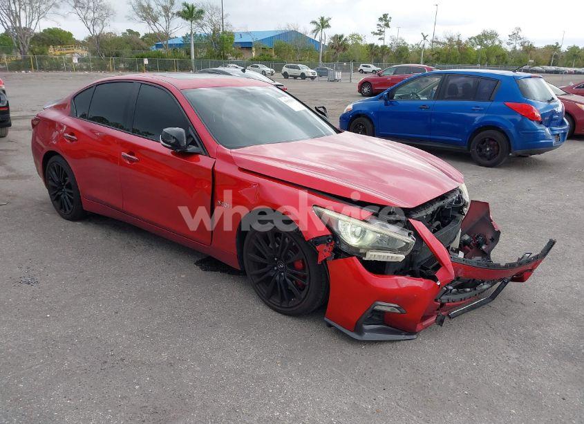 2018 Infiniti Q50 3.0T RED SPORT 400 (VIN JN1FV7AP8JM461377) main photo