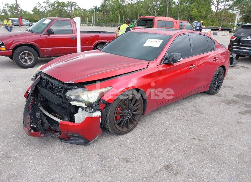 Photo 2 of 2018 Infiniti Q50 3.0T RED SPORT 400 (VIN JN1FV7AP8JM461377)