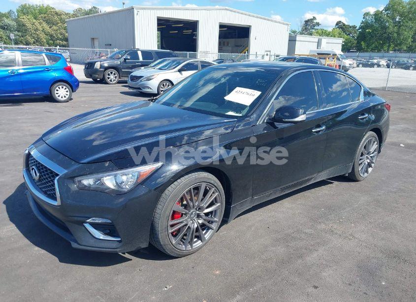 Photo 2 of 2018 Infiniti Q50 3.0T RED SPORT 400 (VIN JN1FV7APXJM461106)