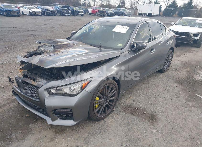 Photo 2 of 2016 Infiniti Q50 3.0T RED SPORT 400 (VIN JN1FV7AR0GM452120)