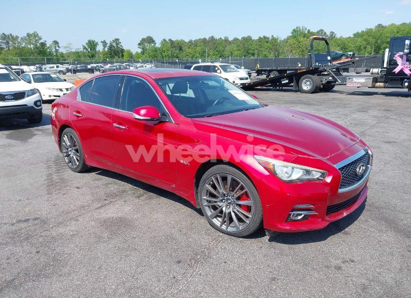 2017 Infiniti Q50 3.0T RED SPORT 400 (VIN JN1FV7AR3HM870642) main photo