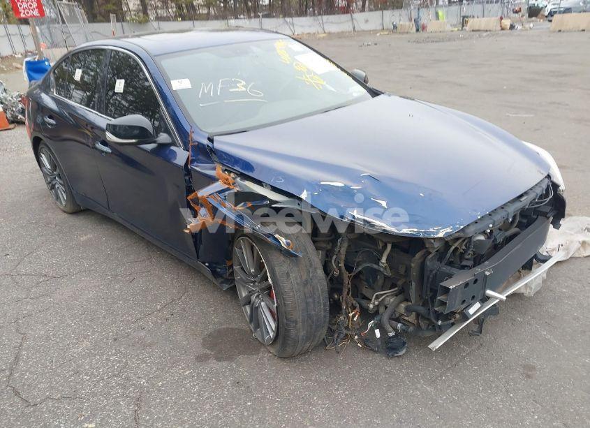 2019 Infiniti Q50 3.0T RED SPORT 400 (VIN JN1FV7AR3KM800758) main photo