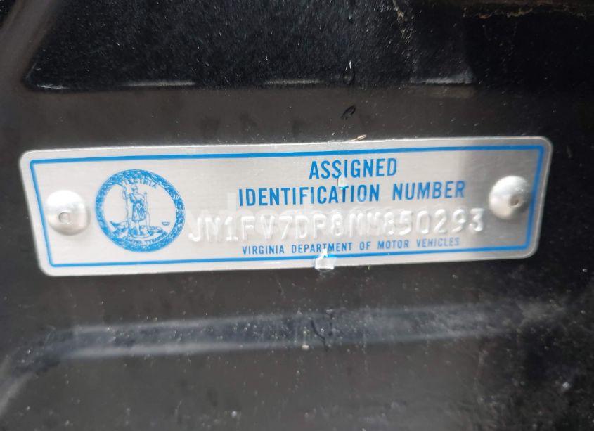 Photo 9 of 2021 Infiniti Q50 RED SPORT 400 (VIN JN1FV7DP8MM850293)