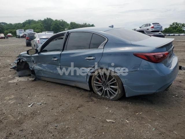 Photo 2 of 2021 INFINITI Q50 RED SPORT 400 (VIN JN1FV7DPXMM850070)