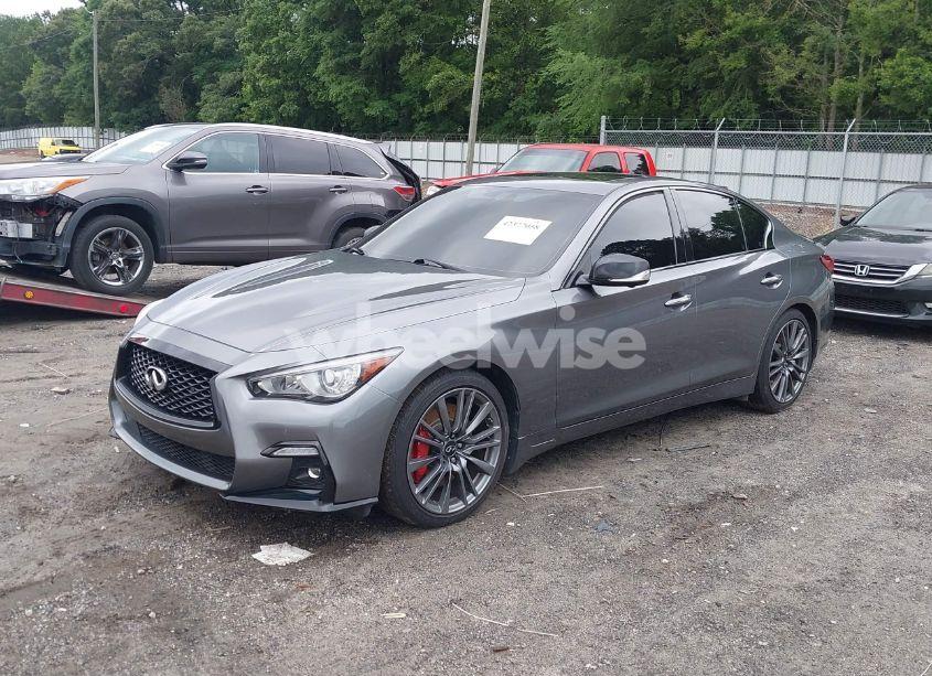 Photo 2 of 2021 Infiniti Q50 RED SPORT 400 AWD (VIN JN1FV7DR2MM880505)